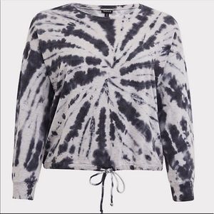Drawstring sweatshirt